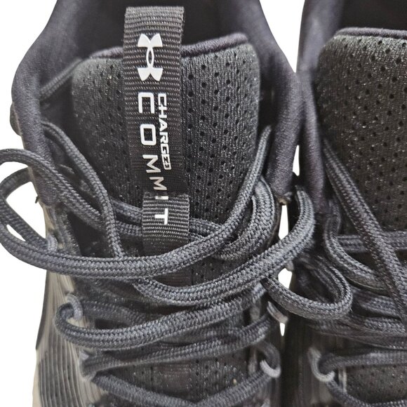 Under Armour Charged Commit 3 Mens Training Shoes Size 12 Black/White Lightweigh - Picture 2 of 7